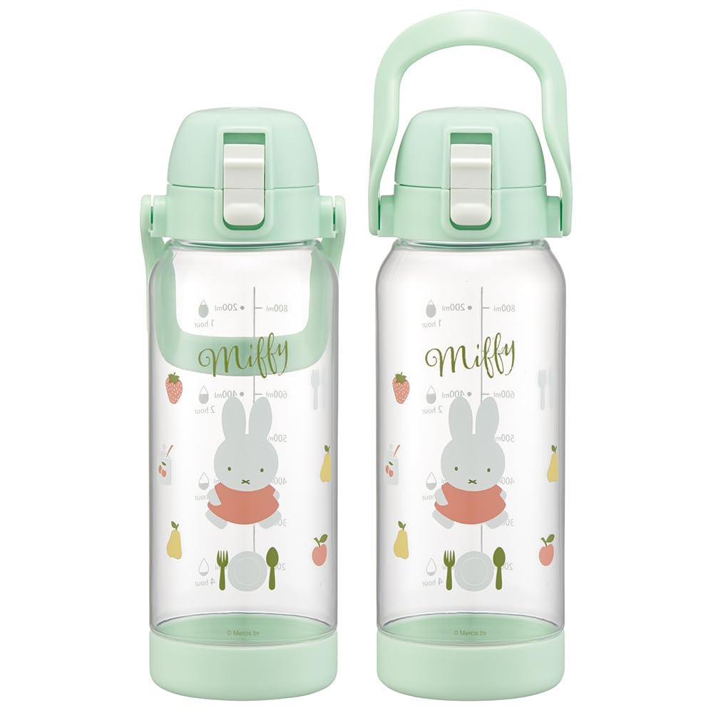Skater Miffy Drink Marker Bottle 1L with Handle - Easy Drink Tracker- Japan Figure Store - #1 Bring To You The Best Japanese Goods