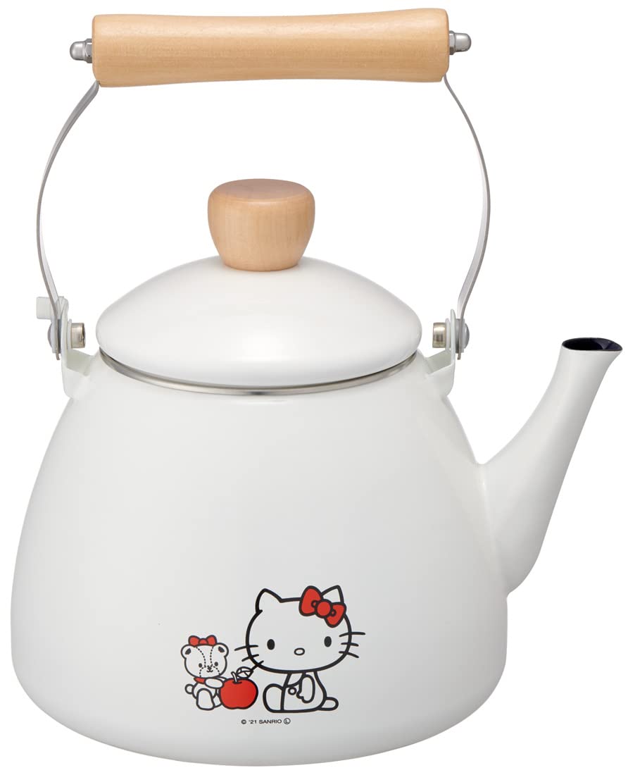 Skater 2L Hello Kitty and Tiny Chum Enamel Kettle - Sanrio ENKT2-A Series- Japan Figure Store - #1 Bring To You The Best Japanese Goods