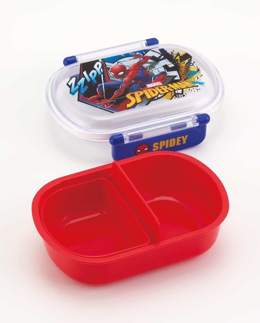 Skater Spider-Man Lunch Box for Children 360Ml Antibacterial Made in Japan- Japan Figure Store - #1 Bring To You The Best Japanese Goods