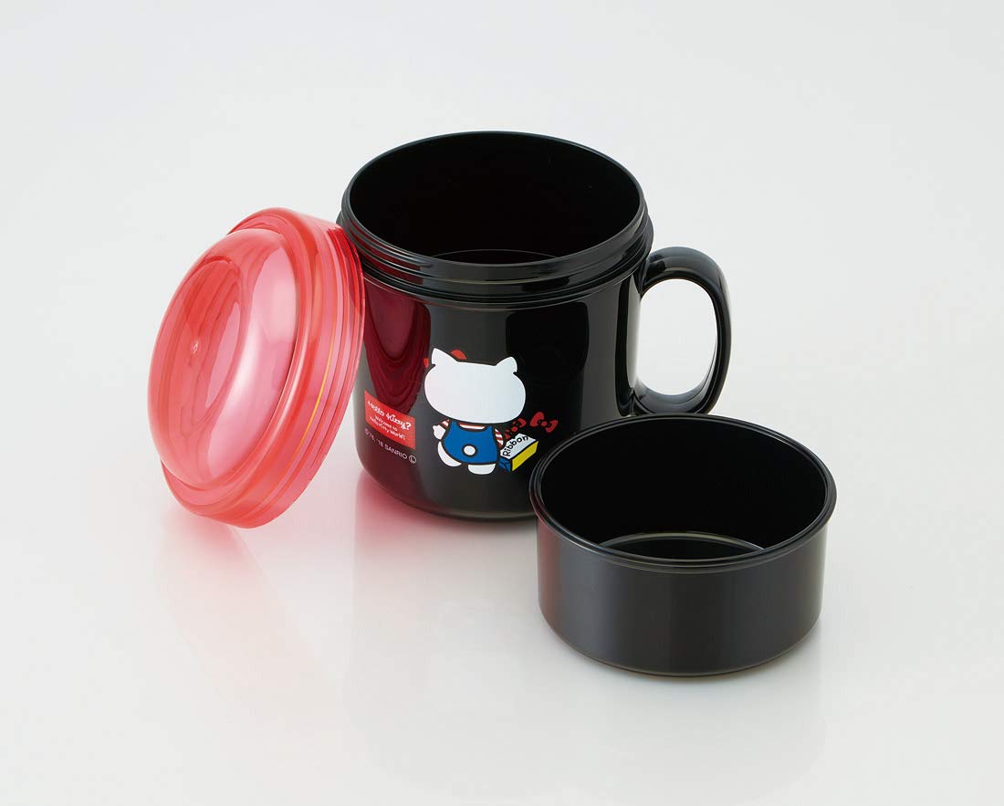 Skater Hello Kitty Slim Lightweight Lunch Box 600Ml with Cup-Shaped Handle I'M Kt- Japan Figure Store - #1 Bring To You The Best Japanese Goods