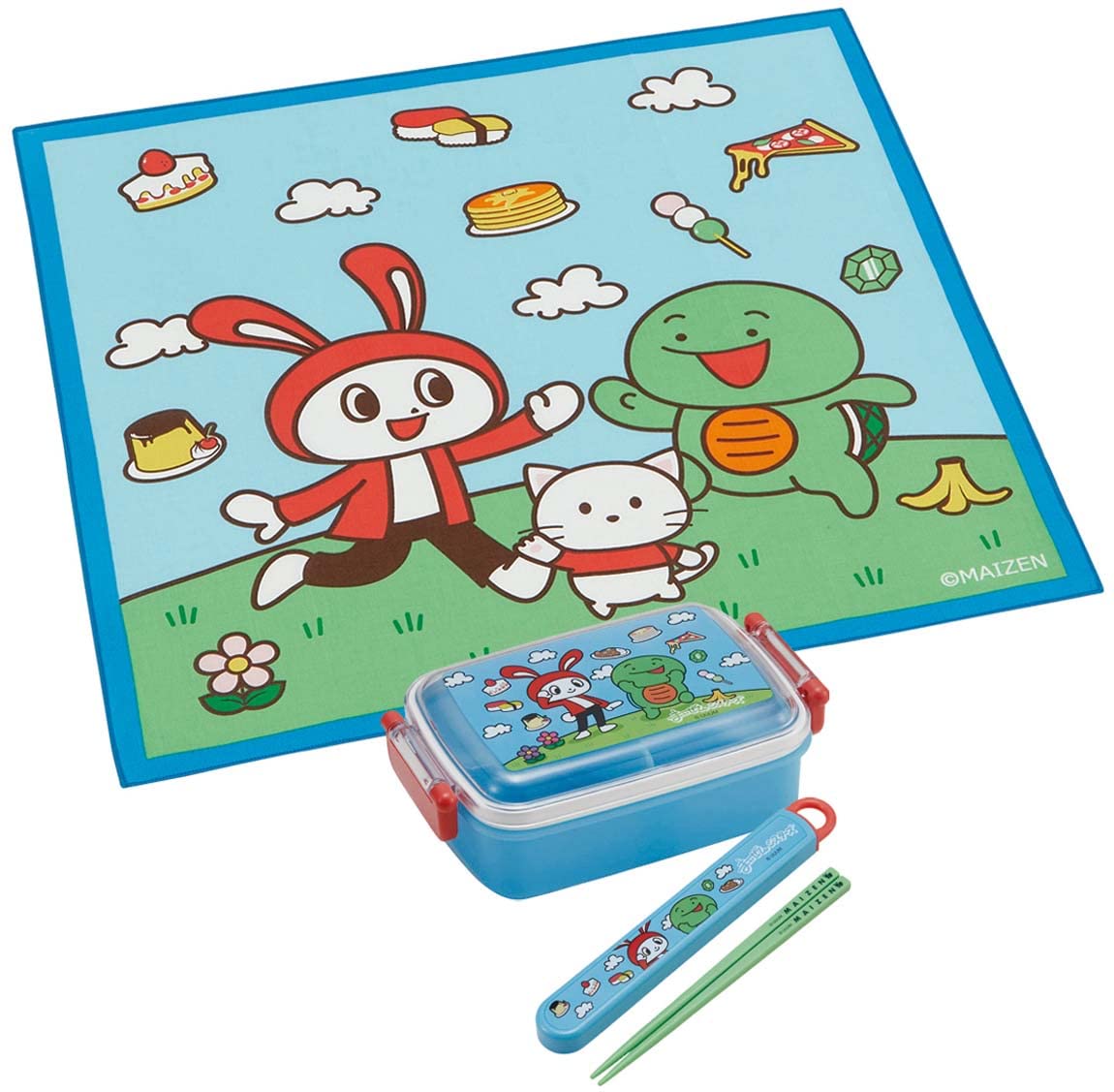 Skater Maizen Sisters Lunch Cloth 43 x 43 cm Made in Japan - Skater KB4-A- Japan Figure Store - #1 Bring To You The Best Japanese Goods