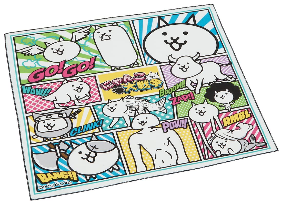 Skater Battle Cats Lunch Cloth 43x43cm - Japanese-Made Skater-KB4A- Japan Figure Store - #1 Bring To You The Best Japanese Goods