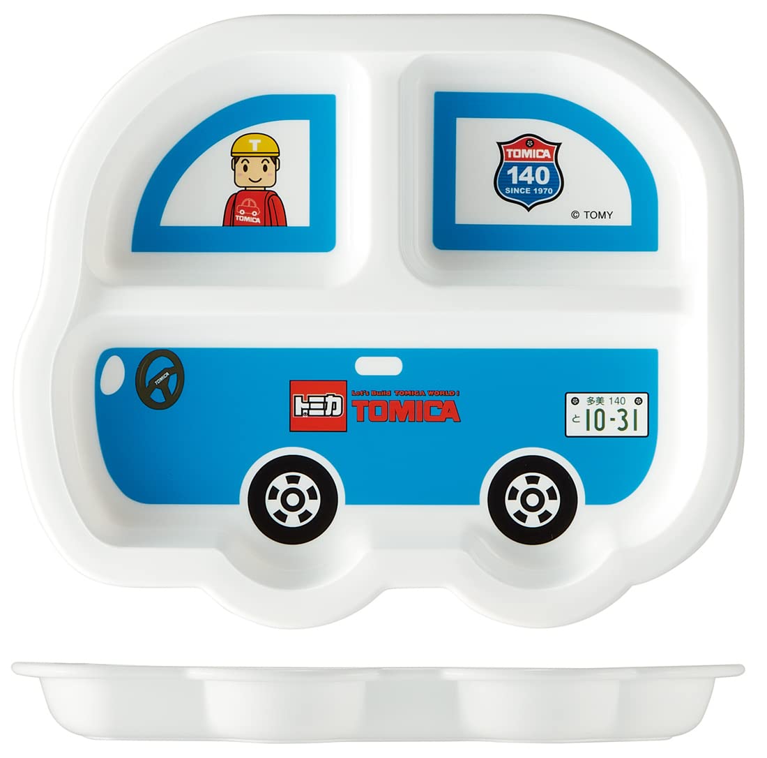 Skater Plastic Lunch Tray with Dividers - Tomica Lty1-A Plate- Japan Figure Store - #1 Bring To You The Best Japanese Goods