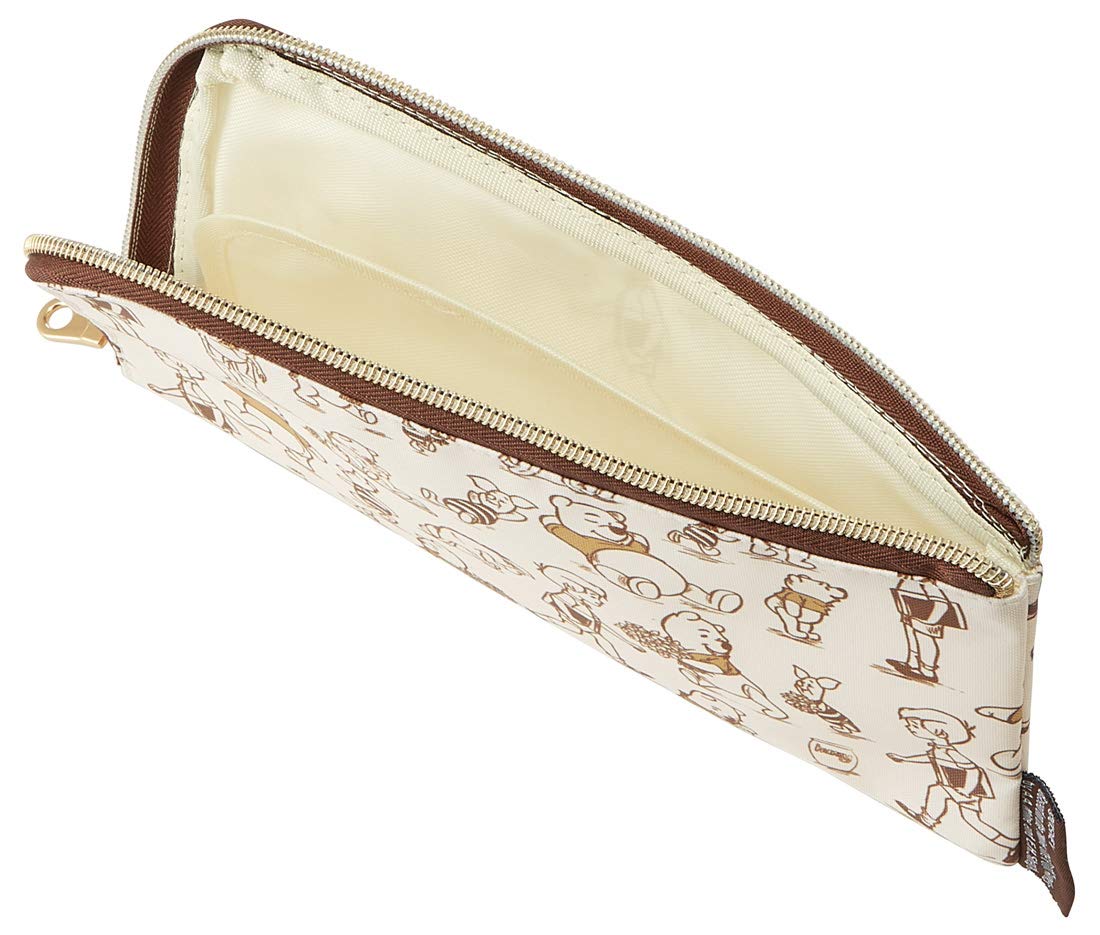 Skater Disney Winnie The Pooh Mask Storage Pouch Case - Mkp1-A- Japan Figure Store - #1 Bring To You The Best Japanese Goods