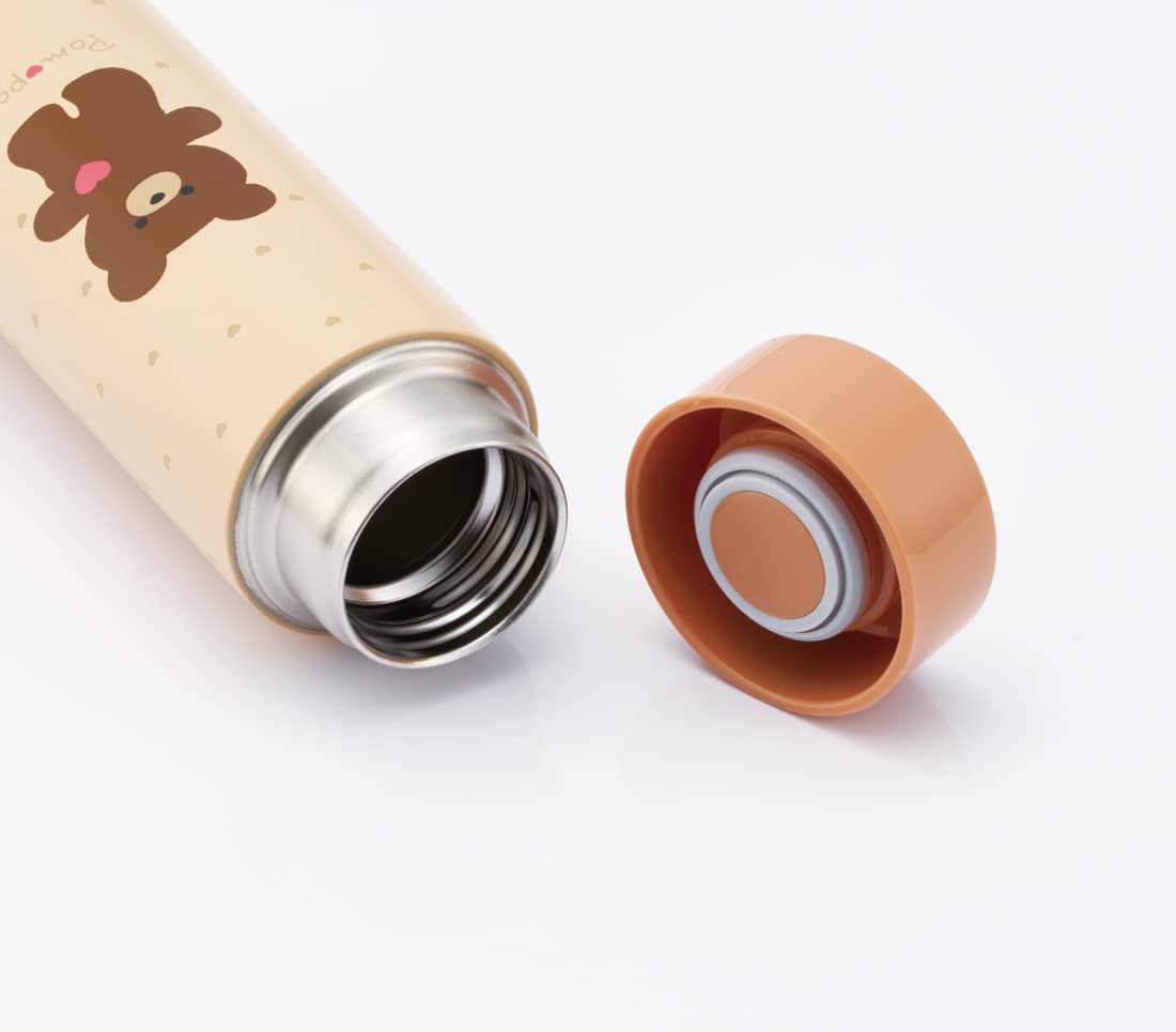 Skater Pompon's Bear 350ml Lightweight Stainless Steel Water Bottle Styl4-A- Japan Figure Store - #1 Bring To You The Best Japanese Goods