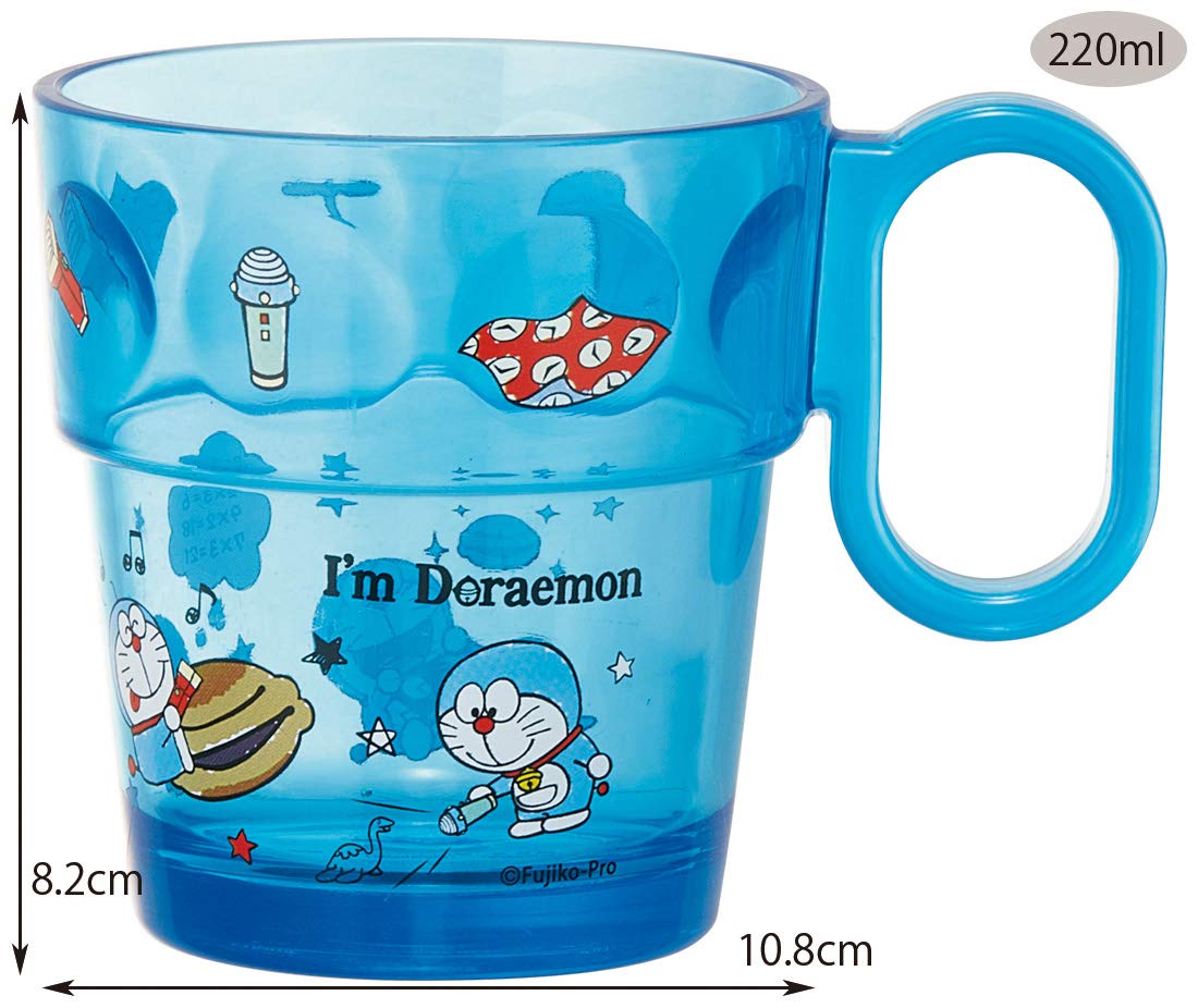 Skater Doraemon Acrylic Mug Cup 220ml - I'm Doraemon Secret Gadget Ksa1-A- Japan Figure Store - #1 Bring To You The Best Japanese Goods