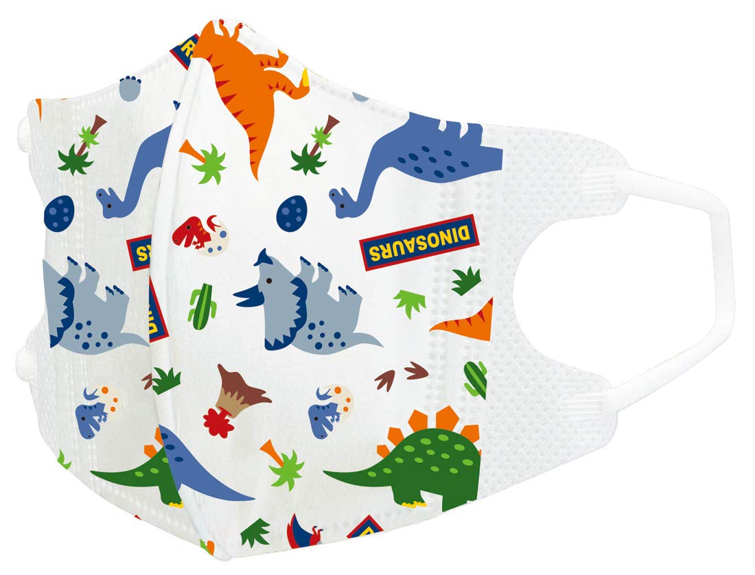 Skater 3D Dinosaur Mask for Children Aged 2-3 3-Ply Non-Woven Pack of 5 Mskb1-A- Japan Figure Store - #1 Bring To You The Best Japanese Goods