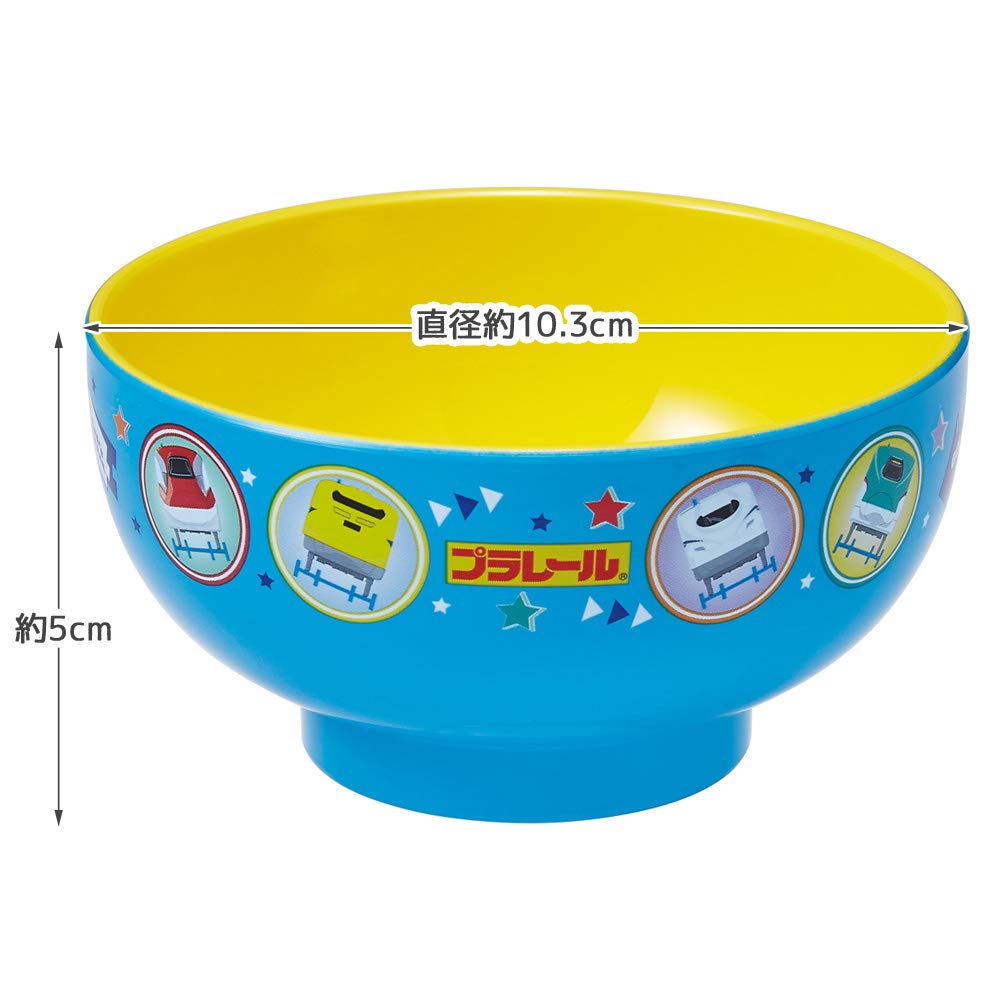 Skater 250ml Microwave and Dishwasher Safe Painted Soup Bowl Plarail N6- Japan Figure Store - #1 Bring To You The Best Japanese Goods