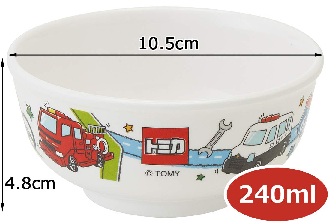 Skater 240ml Melamine Rice Bowl - Tomica 19 M320-A Series- Japan Figure Store - #1 Bring To You The Best Japanese Goods