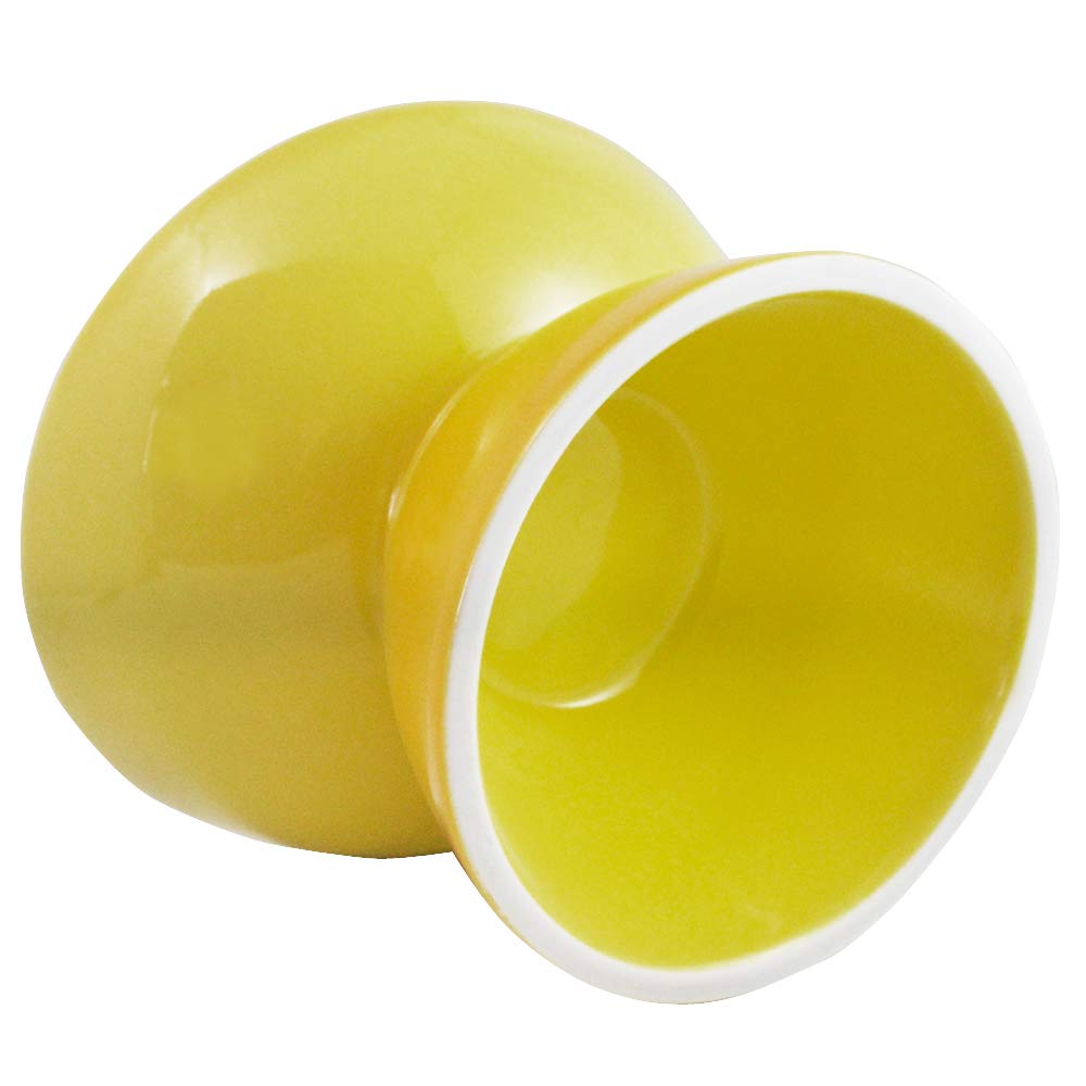 Skater Yellow Ceramic Small Dog Food Bowl with Pet Feeder Mat - Chob2- Japan Figure Store - #1 Bring To You The Best Japanese Goods