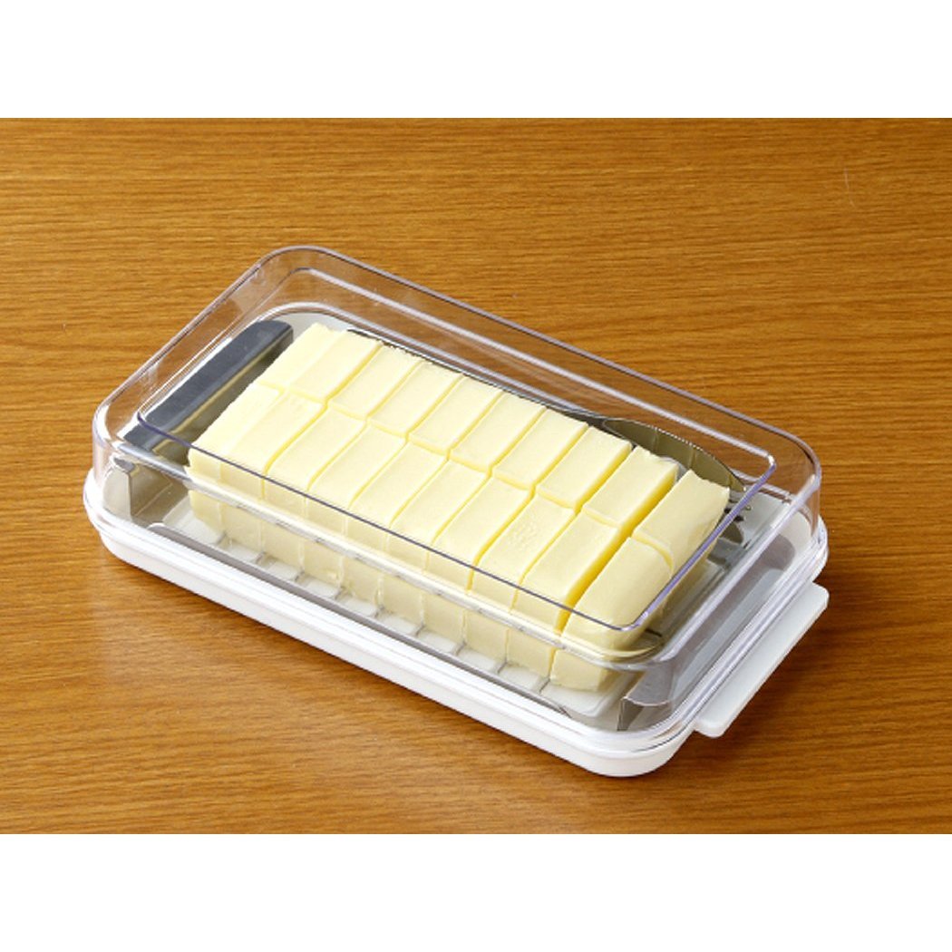 Skater Stainless Steel Japan-Made Butter Case with Cutter Style Knife BTG2DX- Japan Figure Store - #1 Bring To You The Best Japanese Goods