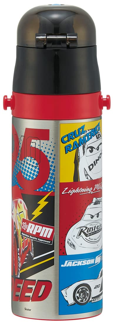 Skater Disney Cars 22 Boys Water Bottle Stainless Steel 470ml Kids Sdc4-A- Japan Figure Store - #1 Bring To You The Best Japanese Goods