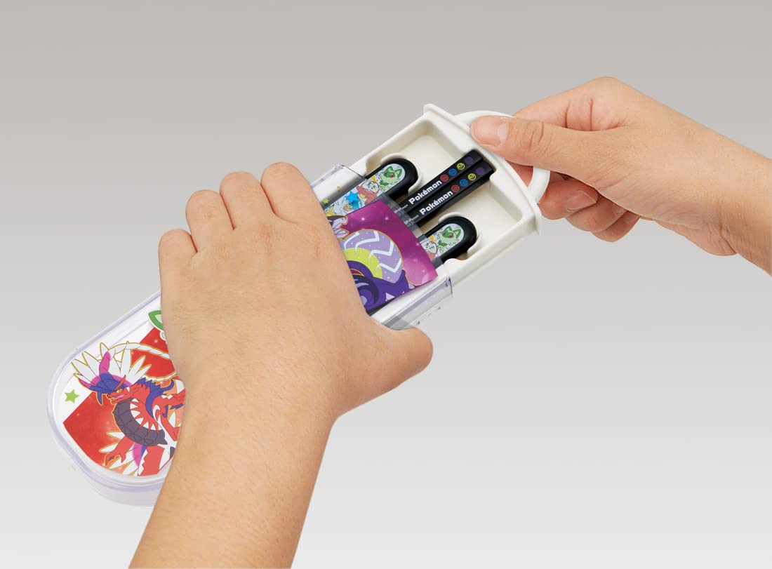 Skater Trio Set - Kids Antibacterial Pokemon 23N Chopsticks Spoon Fork - Made in Japan- Japan Figure Store - #1 Bring To You The Best Japanese Goods