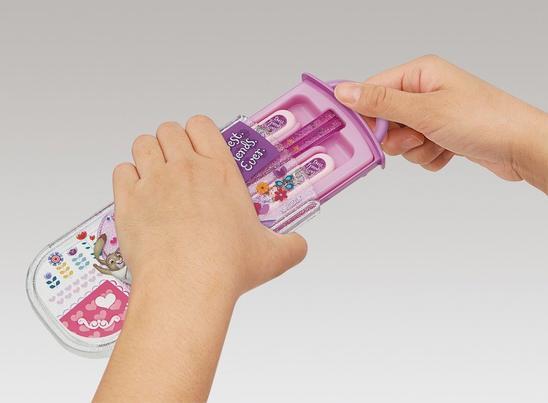 Skater Trio Set - Disney Sofia 17 Sliding Chopsticks Spoon and Fork Set- Japan Figure Store - #1 Bring To You The Best Japanese Goods