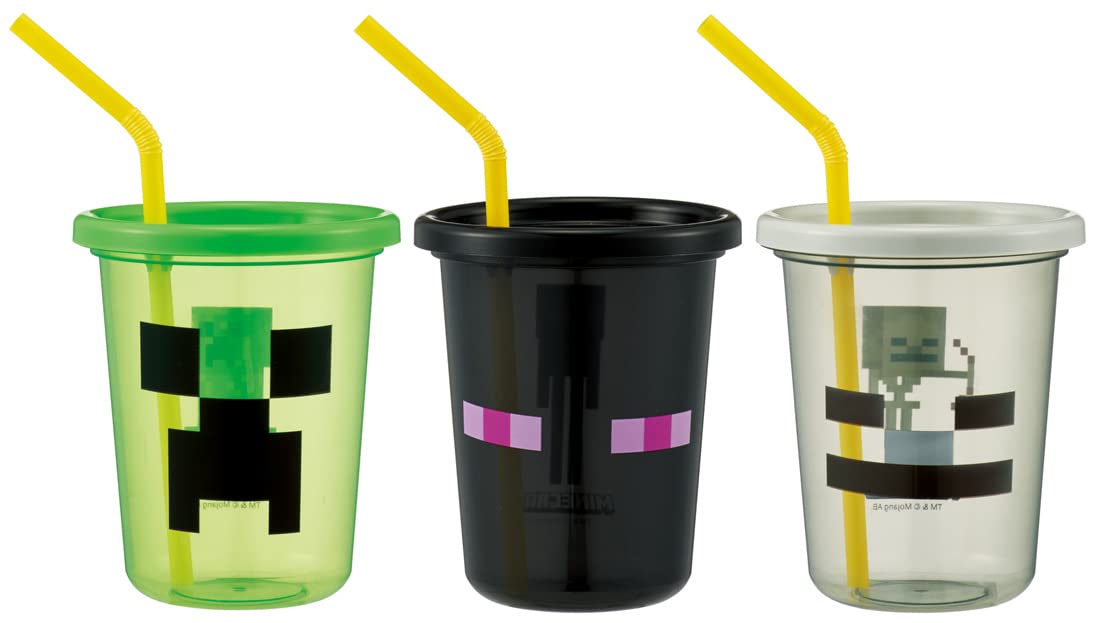 Skater Minecraft 320ml Tumbler with Straw - Sih3St-A Made in Japan- Japan Figure Store - #1 Bring To You The Best Japanese Goods