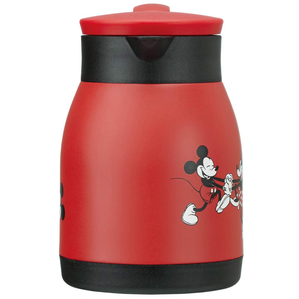 Skater Disney Mickey & Minnie 600ml Stainless Steel Vacuum Double Walled Tabletop Pot- Japan Figure Store - #1 Bring To You The Best Japanese Goods