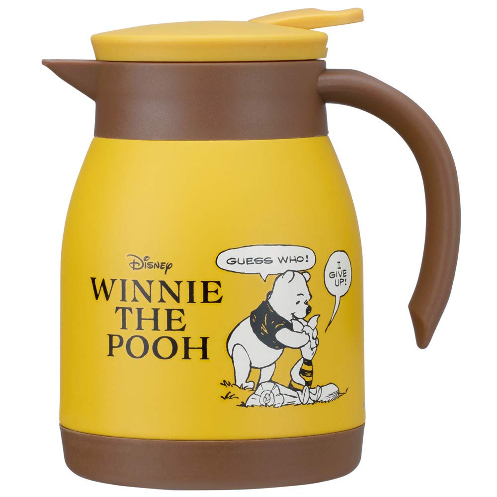 Skater Disney Winnie The Pooh 600ml Double Walled Stainless Steel Vacuum Pot- Japan Figure Store - #1 Bring To You The Best Japanese Goods