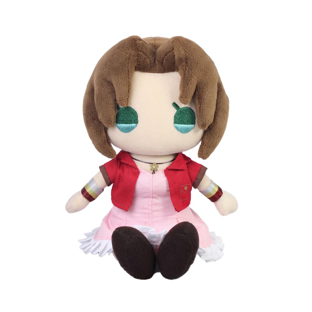 Square Enix Final Fantasy VII Remake Aerith Plush Doll Japan Edition- Japan Figure Store - #1 Bring To You The Best Japanese Goods