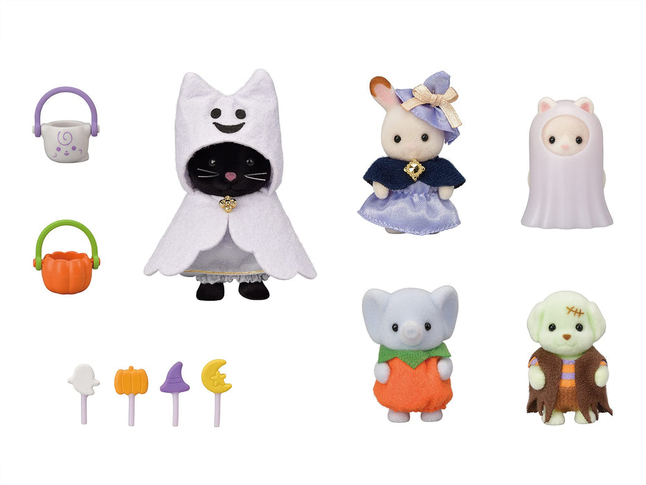 Epoch Sylvanian Families Halloween Night Parade Set for Ages 3+ Toy Dollhouse Se-207- Japan Figure Store - #1 Bring To You The Best Japanese Goods