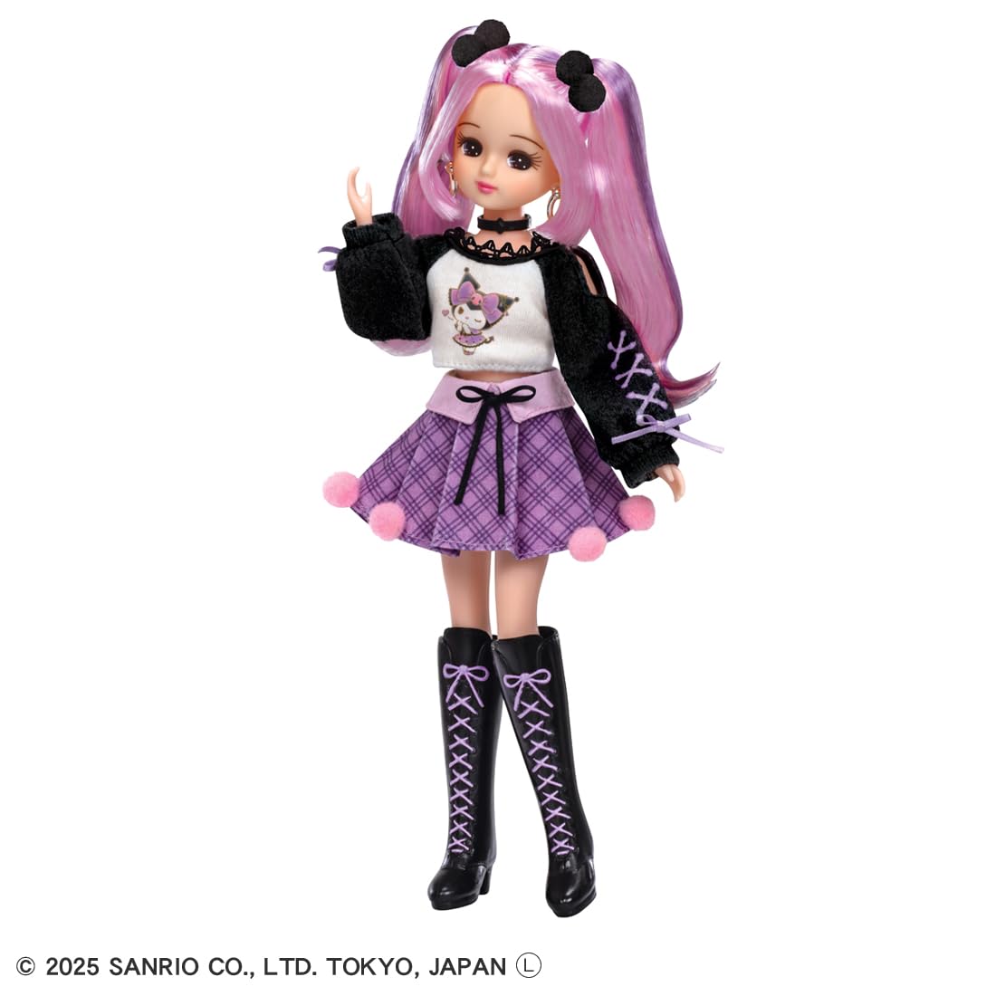 Takara Tomy Licca-Chan Doll LD-11 Cool Kuromi Dress-Up Toy for Ages 3+- Japan Figure Store - #1 Bring To You The Best Japanese Goods