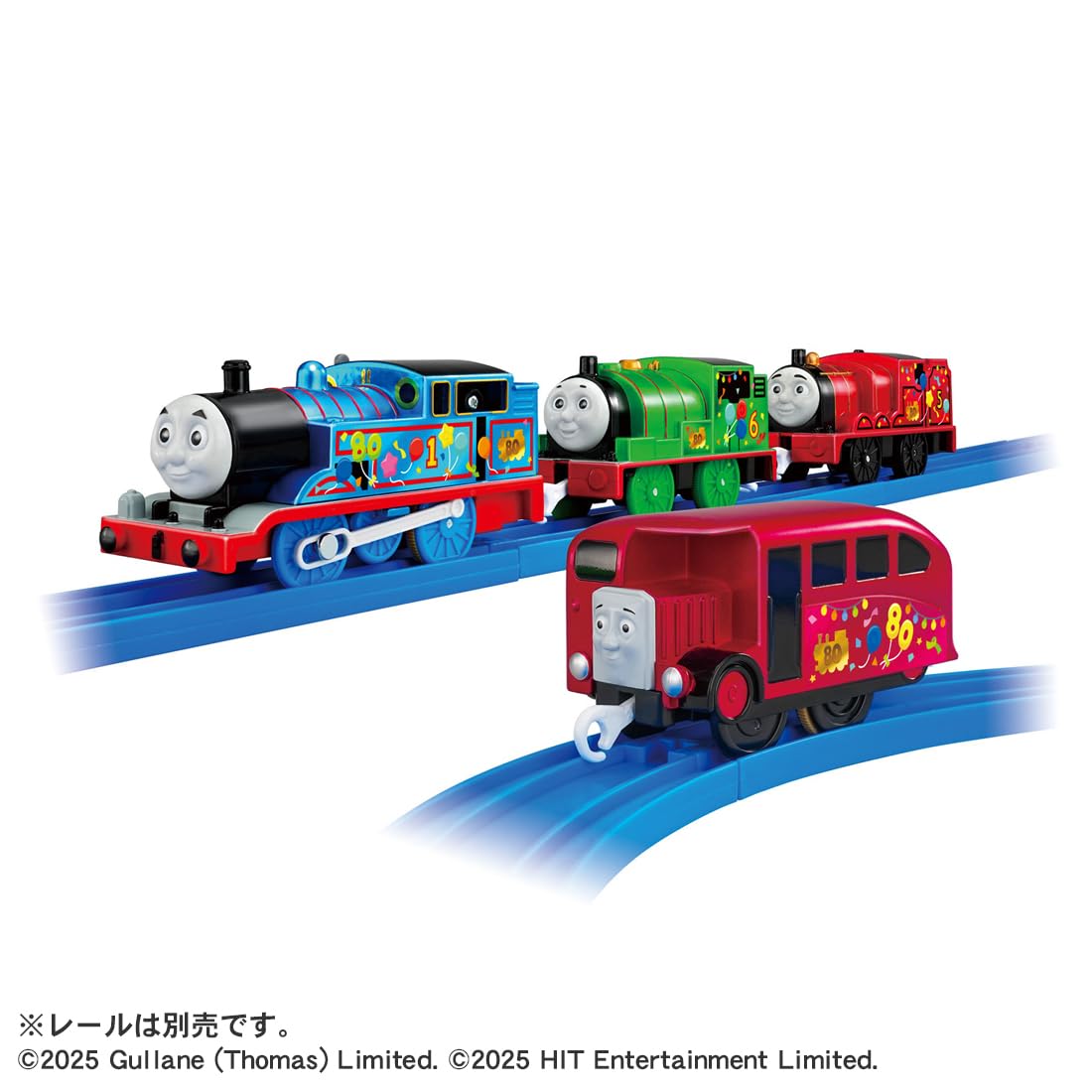 Takara Tomy Plarail Thomas 80th Anniversary Sodor Island Characters Set 3+
