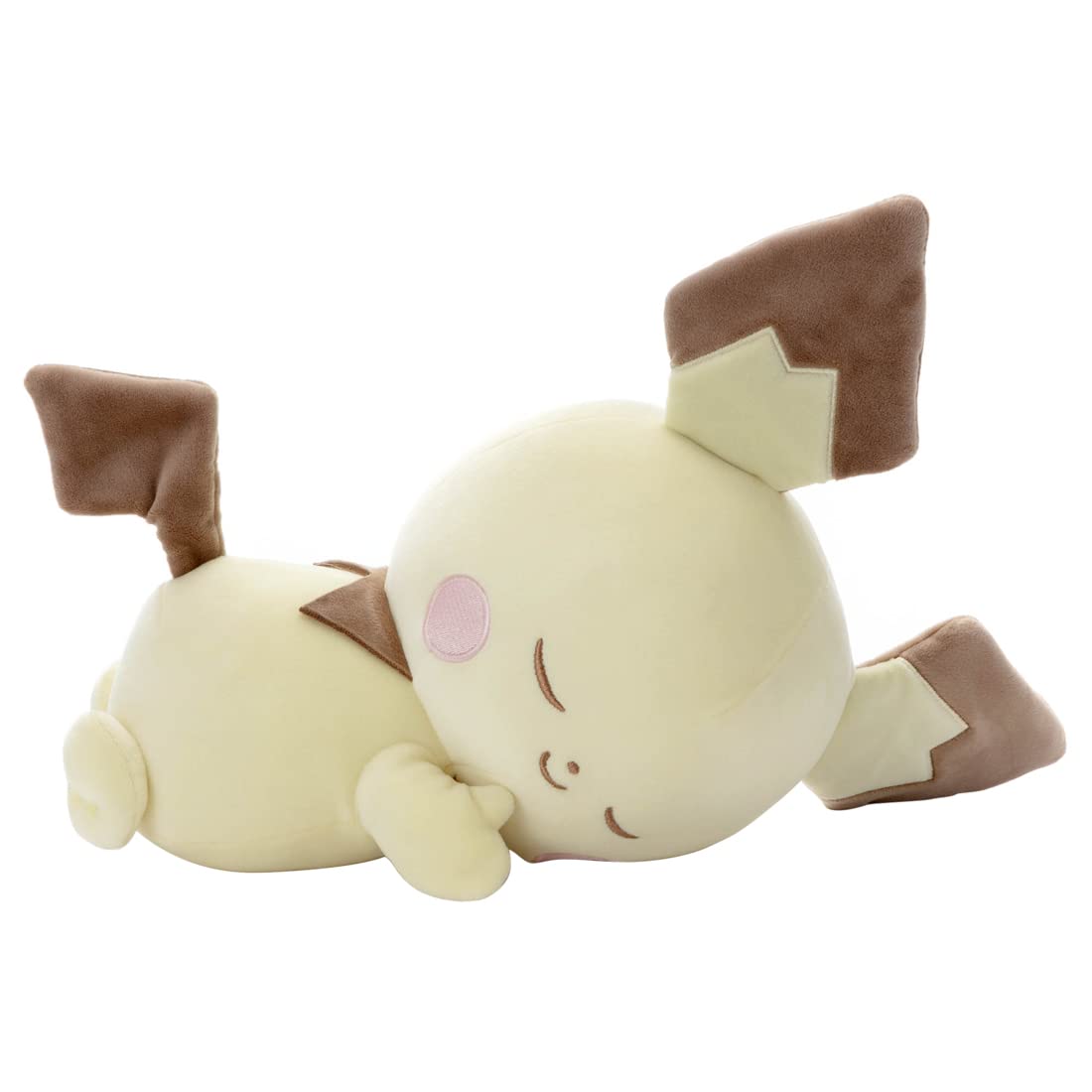 Takaratomy Arts Pichu Plush Toy Good Night Version 35cm Pokemon Collectible