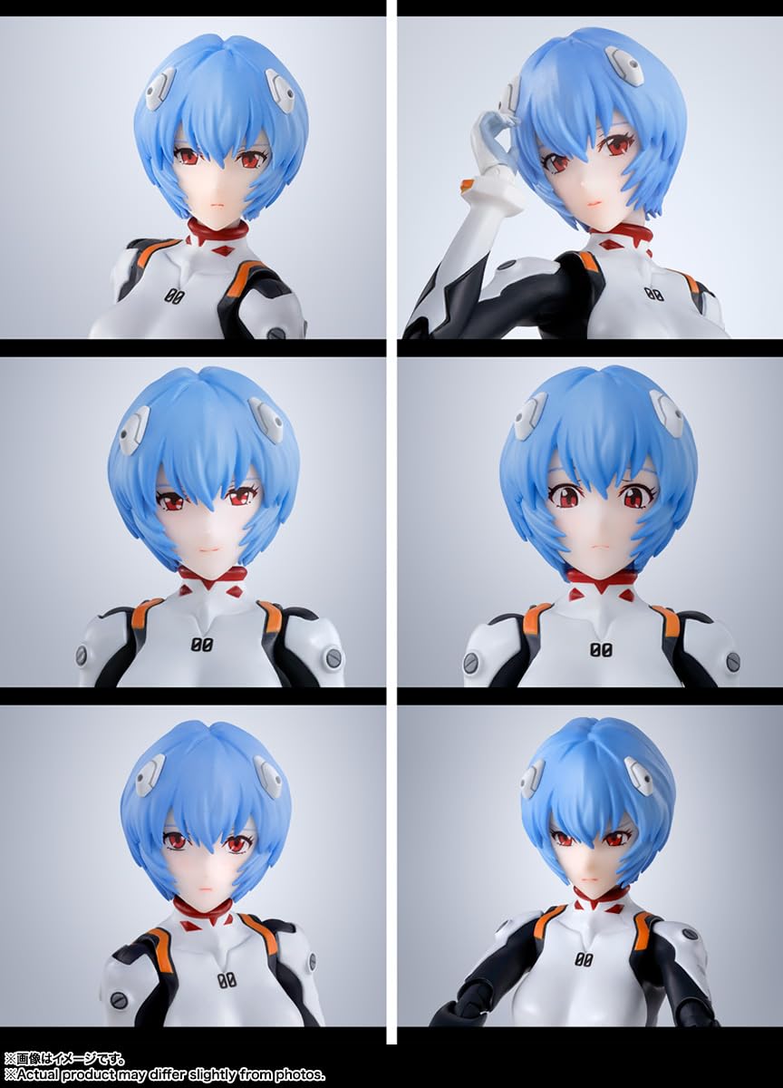 Tamashii Nations SH Figuarts Rei Ayanami 135mm PVC ABS Movable Figure Evangelion