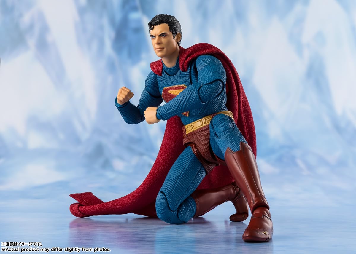 Tamashii Nations SHFiguarts Superman 165mm PVC ABS Cloth Painted Movable Figure