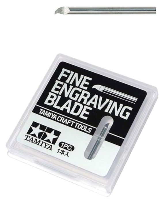 Tamiya Craft Tool 0.15mm Carbide Engraving Blade for Plastic Models 74145- Japan Figure Store - #1 Bring To You The Best Japanese Goods
