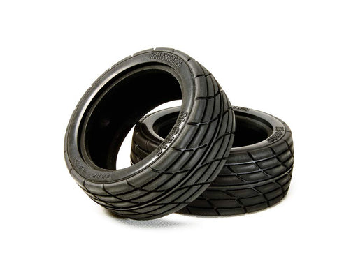 Tamiya Hop-Up Options 4WD FFM2 Radial Tires 2-Pack 53227- Japan Figure Store - #1 Bring To You The Best Japanese Goods