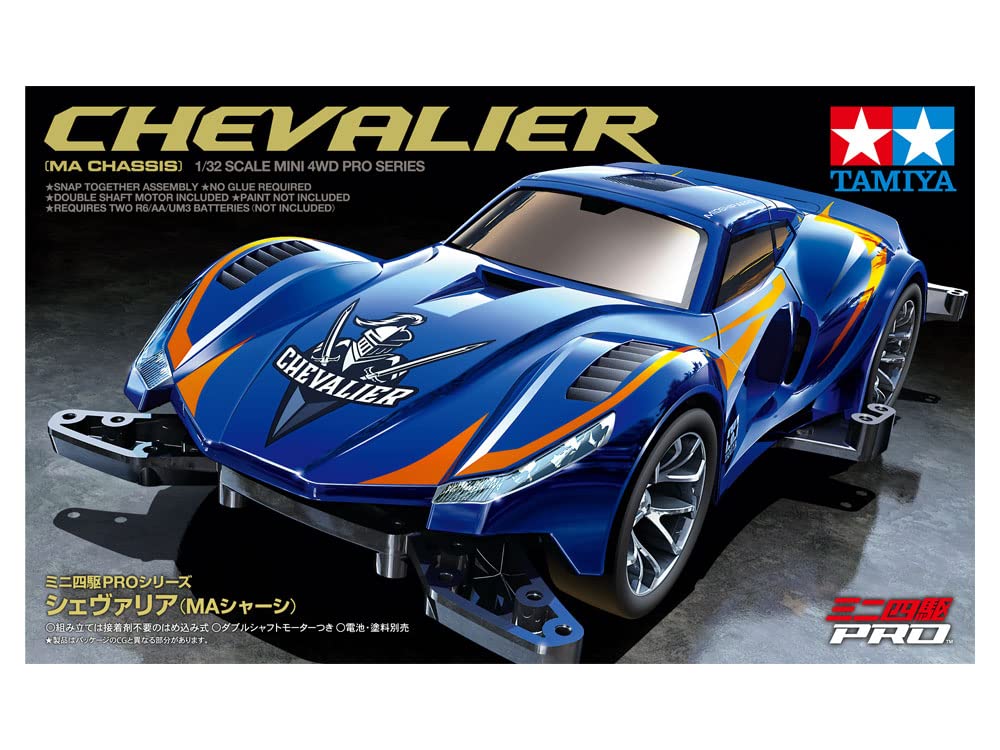Tamiya Mini 4Wd Pro Series No.58 Chevalier Ma Chassis Blue 18658- Japan Figure Store - #1 Bring To You The Best Japanese Goods