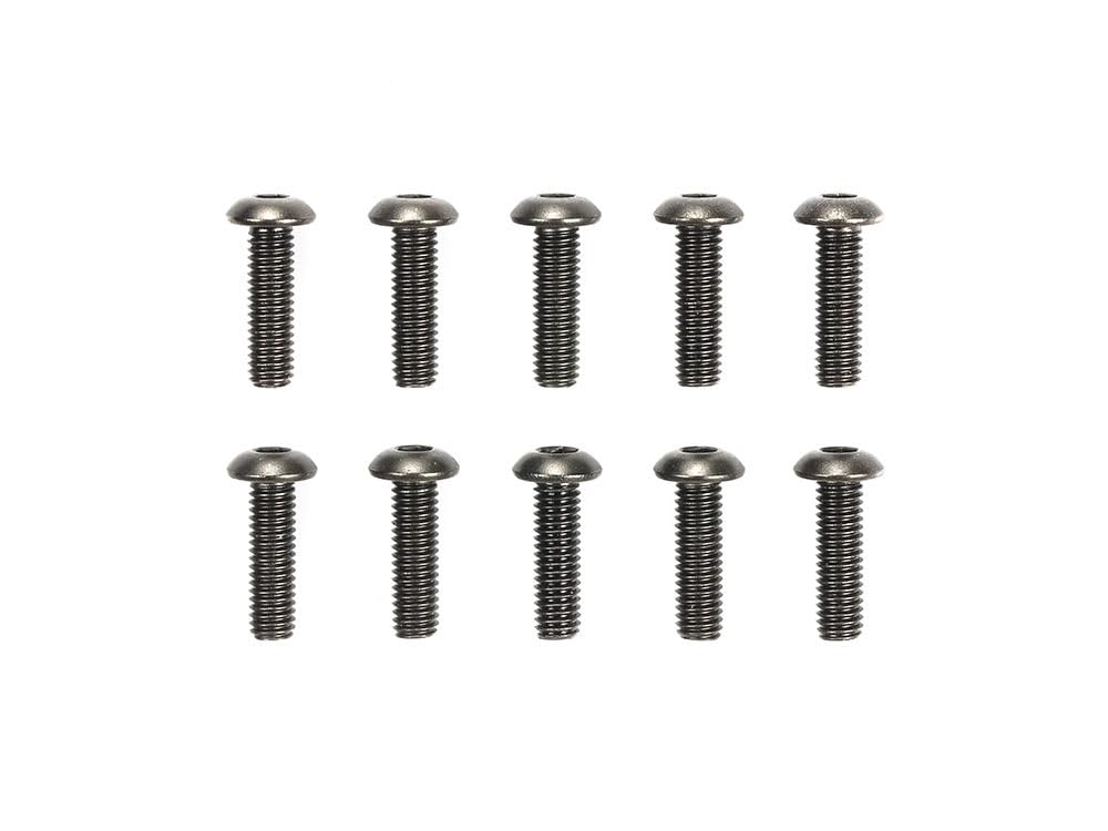 Tamiya 3x10mm Steel Hexagon Round Screws 10pcs RC Spare Parts 51628- Japan Figure Store - #1 Bring To You The Best Japanese Goods