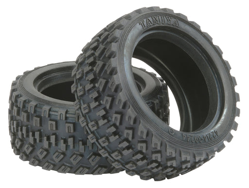Tamiya 60D Rally Block Tire 51427 RC Spare Parts Durable Replacement- Japan Figure Store - #1 Bring To You The Best Japanese Goods