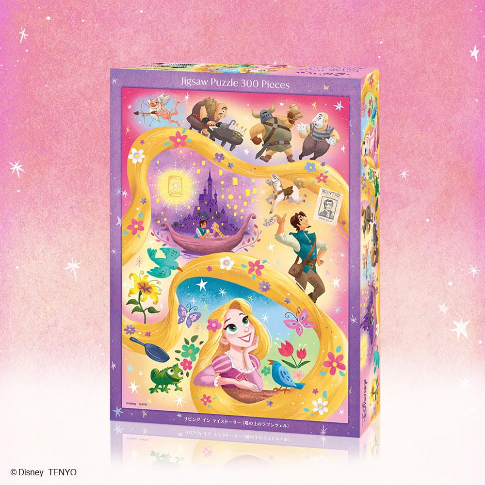 Tenyo 300-Piece Disney Tangled Jigsaw Puzzle 30.5x43cm Made in Japan