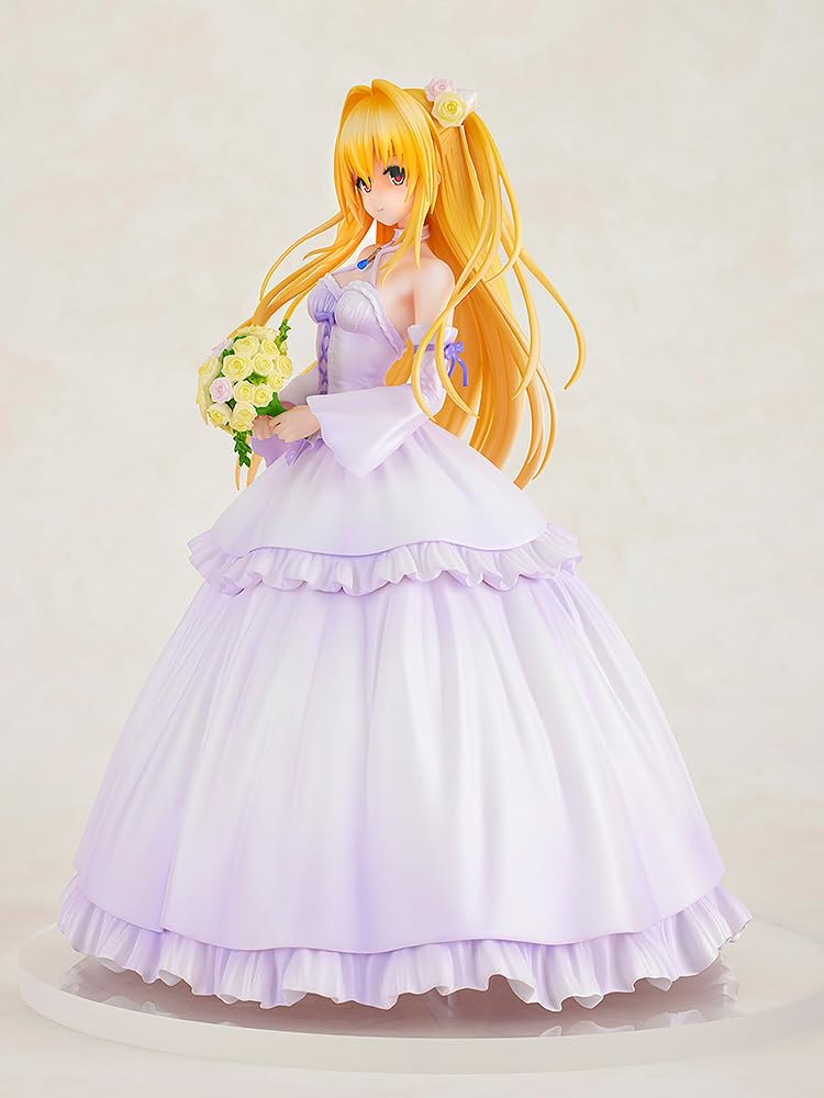 Kadokawa Chara-Ani To Loveru Darkness 1/7 Wedding Dress Konjiki No Yami Figure- Japan Figure Store - #1 Bring To You The Best Japanese Goods