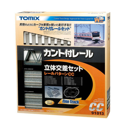 Tomytec Tomix N Gauge Canted Rail Intersection Set Cc 91013 Model Supplies- Japan Figure Store - #1 Bring To You The Best Japanese Goods