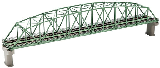 Tomytec Tomix N Gauge Green Double Track Truss Bridge with Piers - 3222- Japan Figure Store - #1 Bring To You The Best Japanese Goods