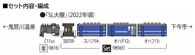Tomytec Tomix N Gauge Tobu 14 Series Yo8000 Type Blue Set 98563 Model Car- Japan Figure Store - #1 Bring To You The Best Japanese Goods