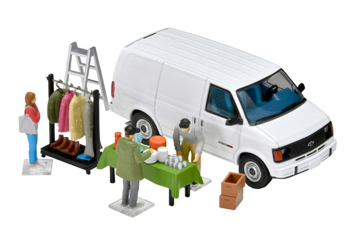 Tomytec Geocolle 1/64 Car Snap 26A Swap Meet Resin Doll Set 333845- Japan Figure Store - #1 Bring To You The Best Japanese Goods