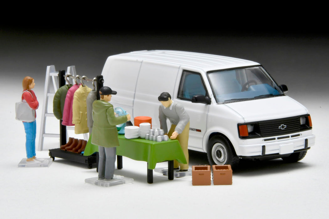 Tomytec Geocolle 1/64 Car Snap 26A Swap Meet Resin Doll Set 333845- Japan Figure Store - #1 Bring To You The Best Japanese Goods