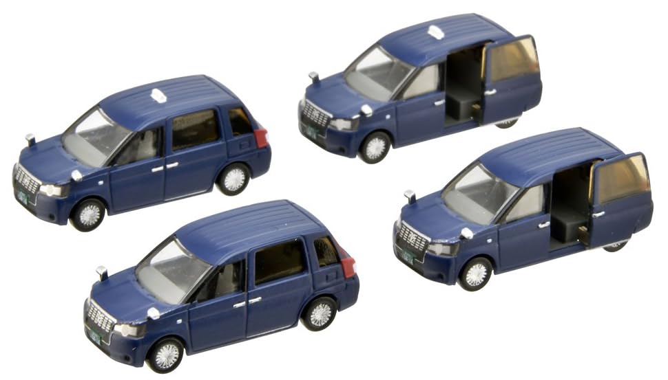 Tomytec Japan Taxi Dark Blue 1/150 Diecast Model Basic Set- Japan Figure Store - #1 Bring To You The Best Japanese Goods