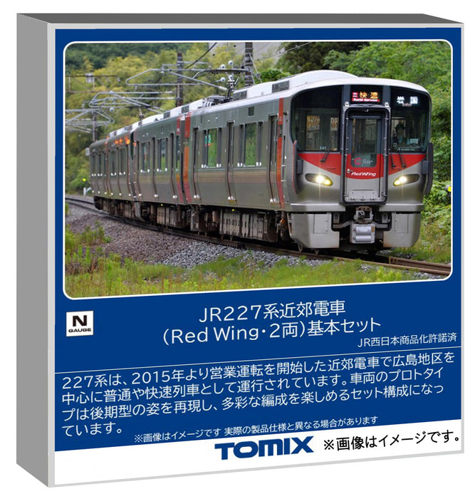 Coffret de train 2 voitures Red Wing Tomytec Tomix N Gauge 227 97214