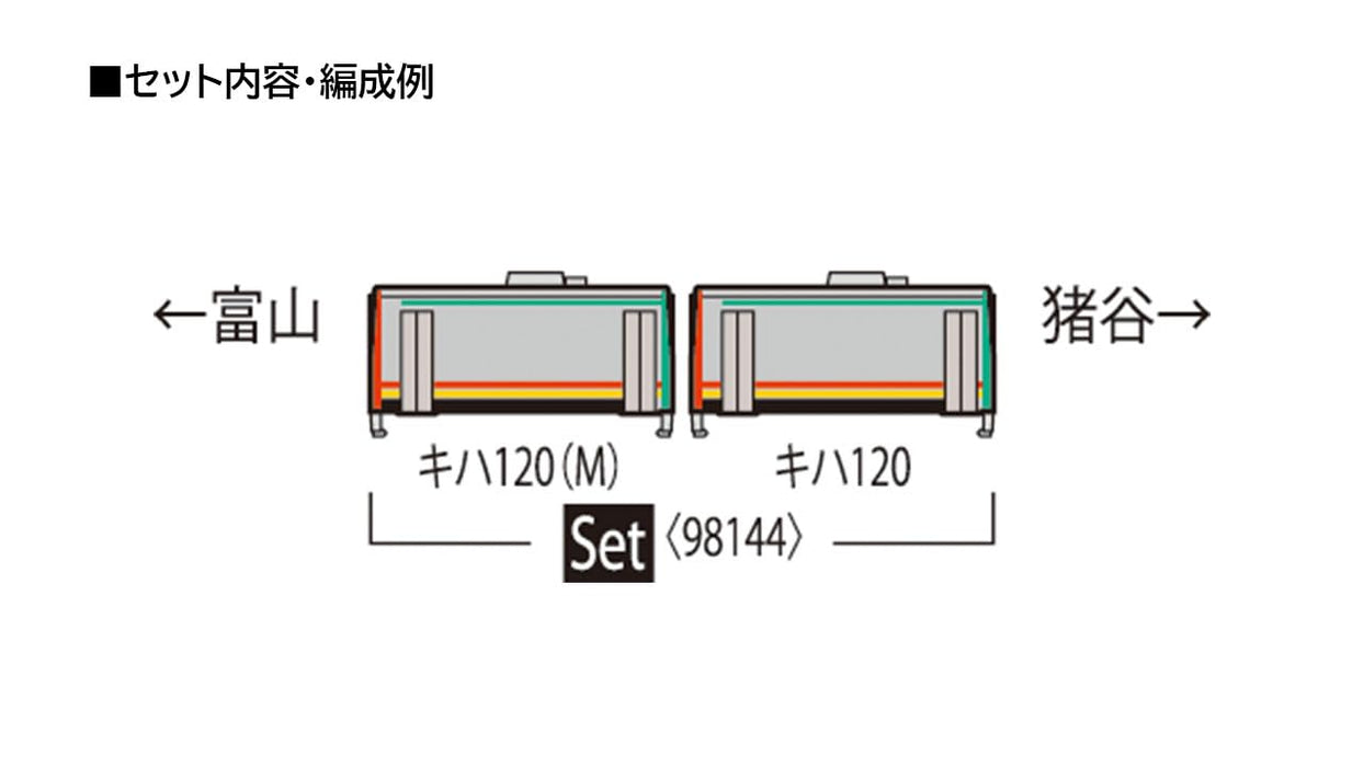 Tomytec Tomix N Gauge Kiha 120 300 Series Takayama Model Diesel Car Set- Japan Figure Store - #1 Bring To You The Best Japanese Goods