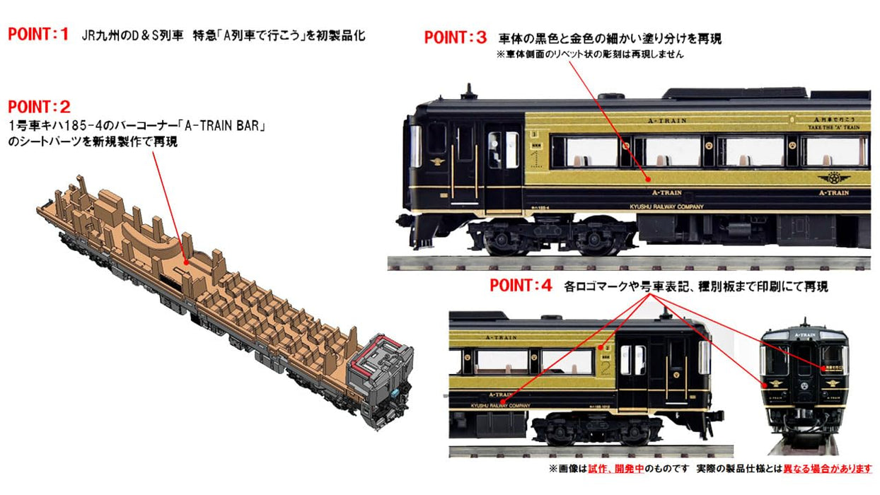 Tomytec Tomix N Gauge Kiha 185 A-Train Set Model Diesel Car 98152- Japan Figure Store - #1 Bring To You The Best Japanese Goods