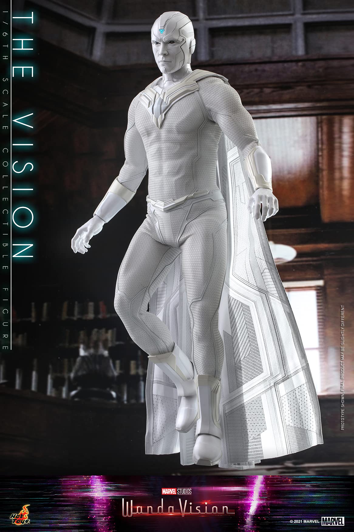 Hot Toys TV Masterpiece Wandavision The Vision White 1/6 Scale Figure