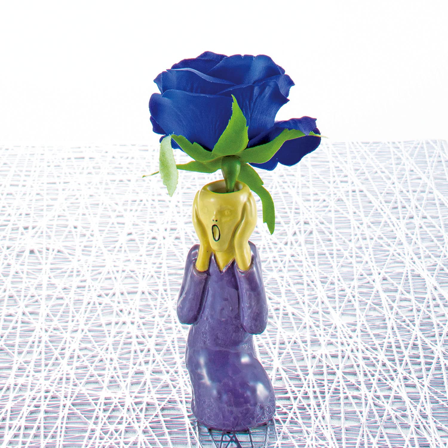 Sun Art Scream Flower Vase 11cm | Unique Tableware SAN3895