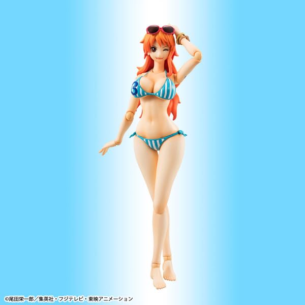 Megahouse Variable Action Heroes One Piece Nami Summer Vacation Figure