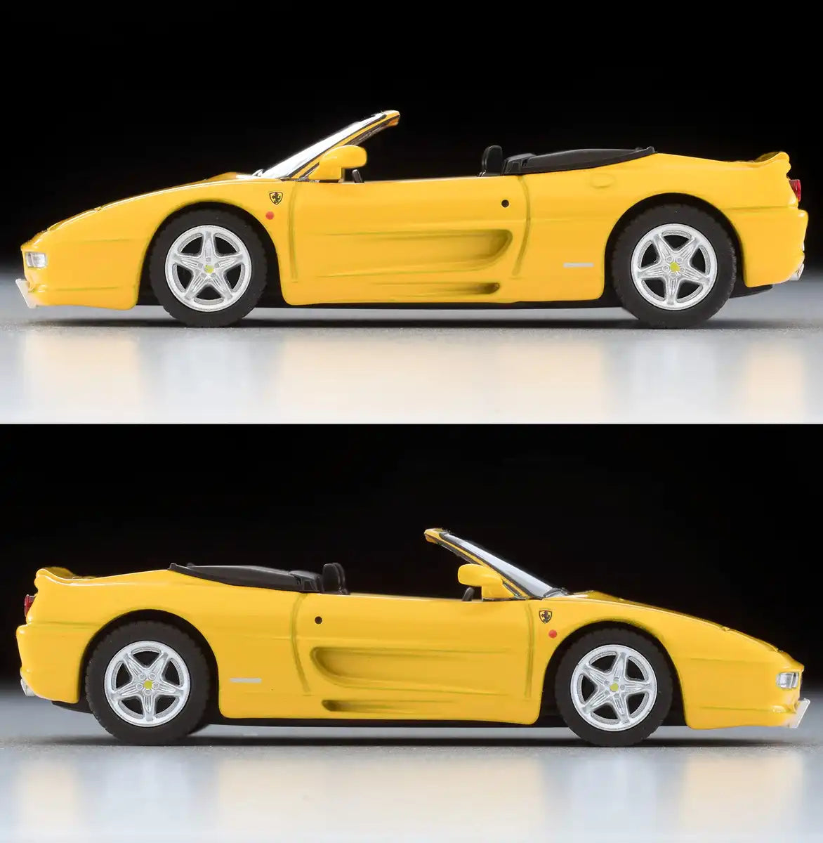 Tomica Lv-N Ferrari F355 Spider Yellow 1/64 Tomytec- Japan Figure Store - #1 Bring To You The Best Japanese Goods