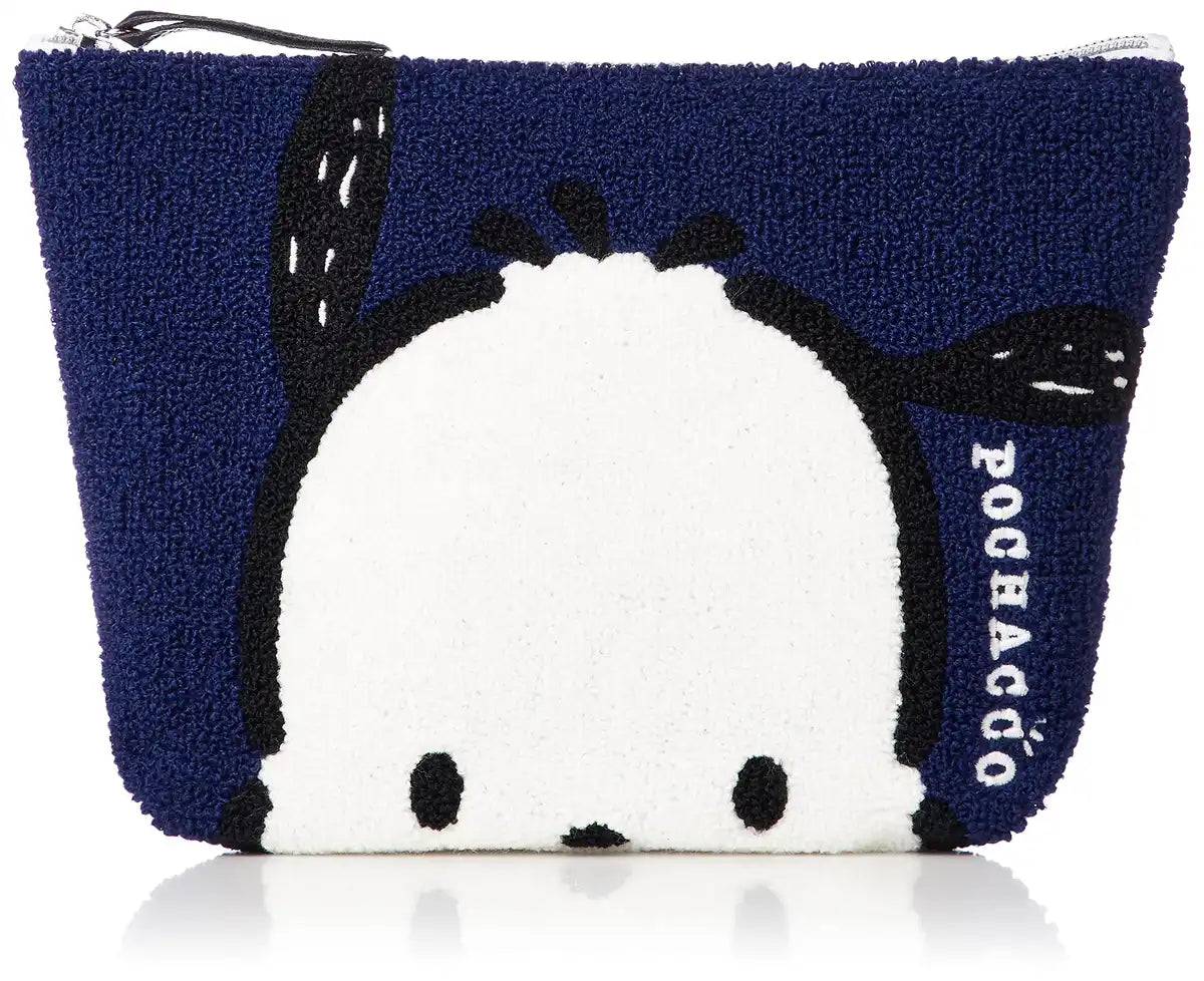 Sanrio Pochacco Sagara Navy Pouch for Travel and Storage- Japan Figure Store - #1 Bring To You The Best Japanese Goods