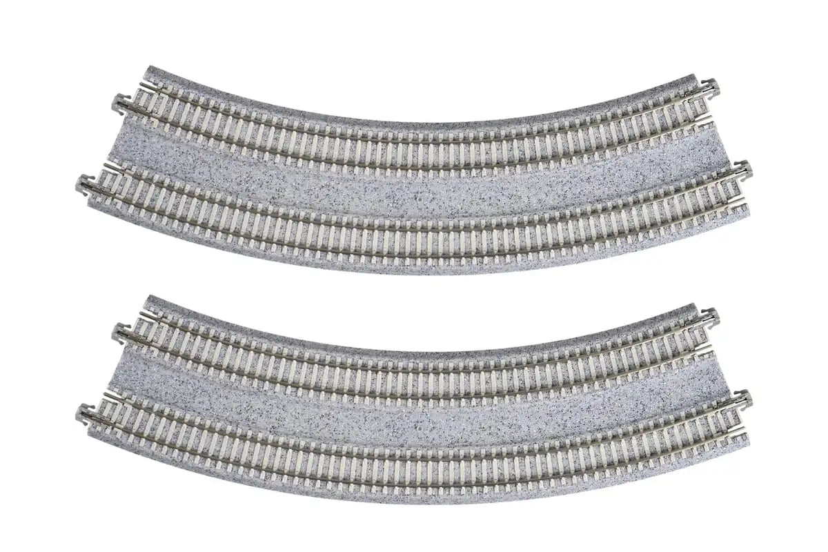 Kato N Gauge Double Track Curved Line R315/282-45° Railway Model 2Pcs- Japan Figure Store - #1 Bring To You The Best Japanese Goods
